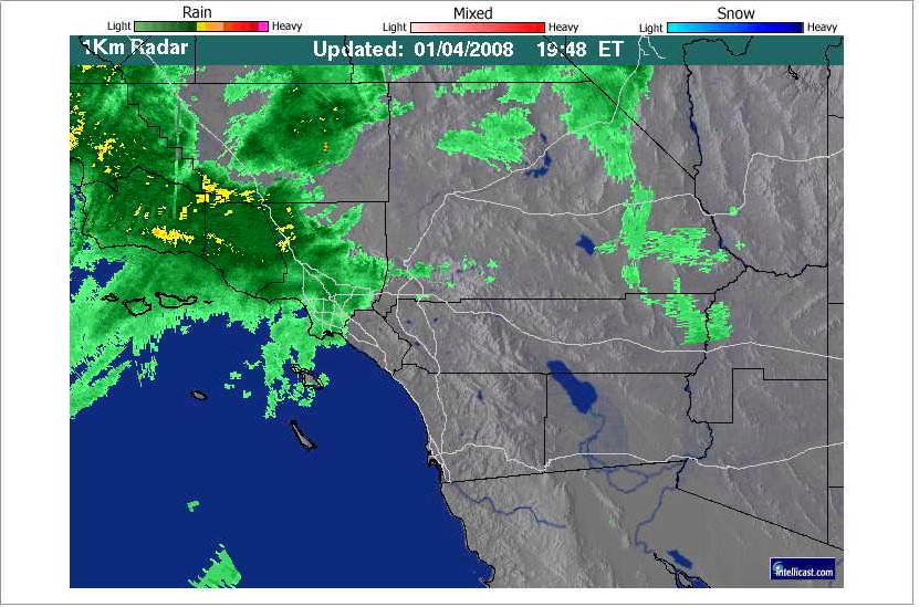 LOS ANGLES REGIONAL RADAR LOOP
